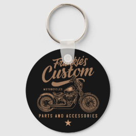 Aangepaste biker-motorfiets sleutelhanger
