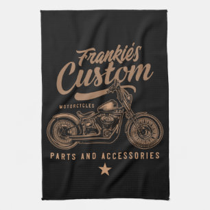 Aangepaste biker-motorfiets theedoek