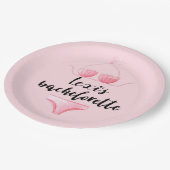 Aangepaste Bikini-papieren Borden voor Bachelorett Papieren Bordje (Gekanteld)