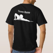 Aangepaste biljart pool league teamuitrusting t-shirt (Achterkant)