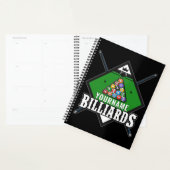 Aangepaste Billiards NAME Cue Rack Pool Room Planner (Display)