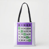 Aangepaste BINGO-tas met "Good Luck" Tote Bag (Voorkant)