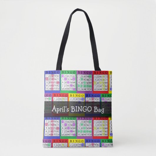 Aangepaste BINGO-tas Tote Bag (Voorkant)