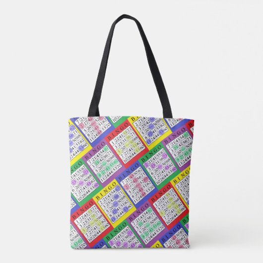 Aangepaste BINGO-tas Tote Bag (Achterkant)