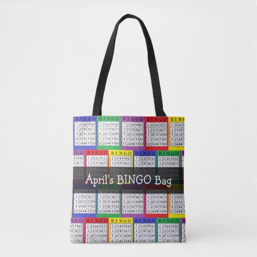 Aangepaste BINGO-tas Tote Bag (Voorkant)