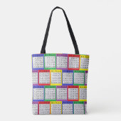 Aangepaste BINGO-tas Tote Bag (Achterkant)