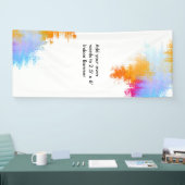 Aangepaste binnenste verticale banner met rand (Beurs)