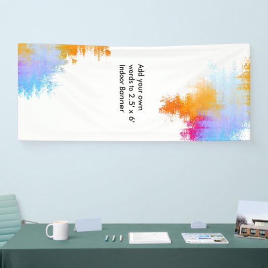 Aangepaste binnenste verticale banner met rand (Beurs)