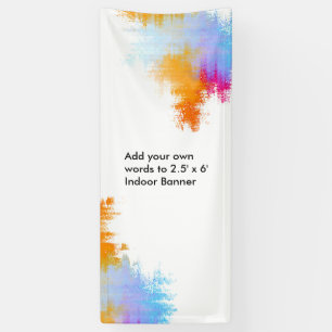 Aangepaste binnenste verticale banner met rand