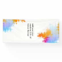 Aangepaste binnenste verticale banner met rand