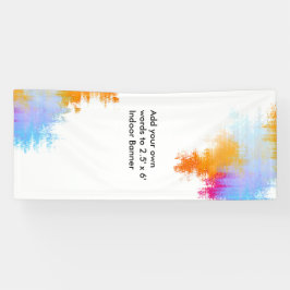 Aangepaste binnenste verticale banner met rand