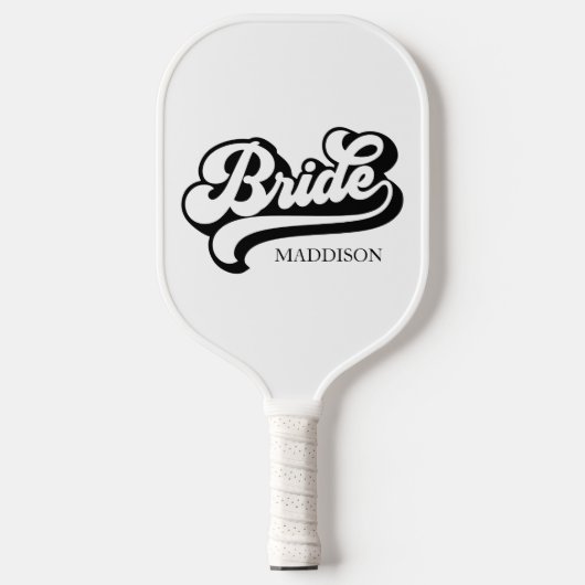 Aangepaste Birde en bruidegom Naam  Pickleball Paddle (Voorkant)