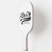 Aangepaste Birde en bruidegom Naam  Pickleball Paddle (Links)