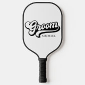 Aangepaste Birde en bruidegom Naam  Pickleball Paddle (Voorkant)