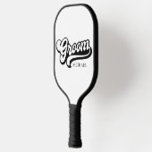 Aangepaste Birde en bruidegom Naam  Pickleball Paddle (Links)