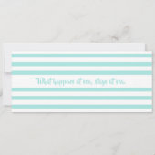 Aangepaste Birthday Cruise Boarding Pass Blauwgroe (Achterkant)