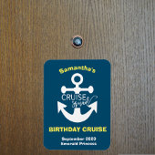 Aangepaste Birthday Cruise Squad Anchor Magneet