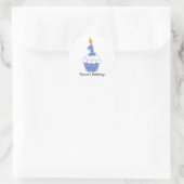 Aangepaste Birthday Cupcake Stickers (Tas)