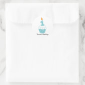 Aangepaste Birthday Cupcake Stickers (Tas)