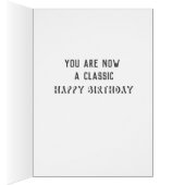 aangepaste 'Birthday humor classic'-auto om je te  (Binnen (Rechts))