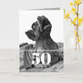 aangepaste Birthday-humor past elke leeftijd aan Kaart (Gele Bloem)