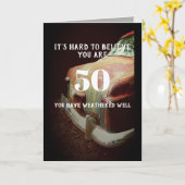 aangepaste Birthday-humor past elke leeftijd aan Kaart (Gele Bloem)