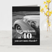 aangepaste Birthday-humor past elke leeftijd aan Kaart (Gele Bloem)