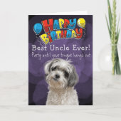 Aangepaste Birthday Kaart Beste oom ooit (Voorkant)