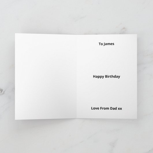 Aangepaste Birthday-kaart voor gamecontrollers Kaart (Binnen)