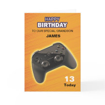 Aangepaste Birthday-kaart voor gamecontrollers