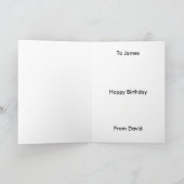 Aangepaste Birthday-kaart voor gamecontrollers Kaart (Binnen)