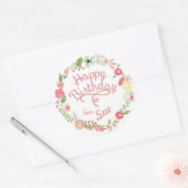 Aangepaste 'Birthday'-Label stickers (Envelop)
