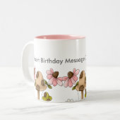 Aangepaste Birthday-Mokken Tweekleurige Koffiemok (Voorkant links)