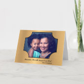 Aangepaste Birthday Photo Personalize Card Kaart (Voorkant)