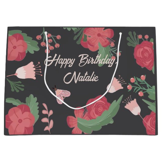 Aangepaste Birthday-tas Groot Cadeauzakje (Voorkant)