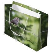 Aangepaste Birthday-tas Large Cadeautasje (Voorkant Gekanteld)