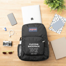 Aangepaste BLACK BACKPACK