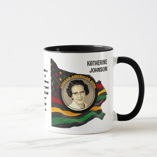 Aangepaste Black History Month KATHERINE JOHNSON C Mok (Rechts)