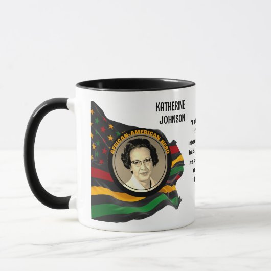 Aangepaste Black History Month KATHERINE JOHNSON C Mok (Links)