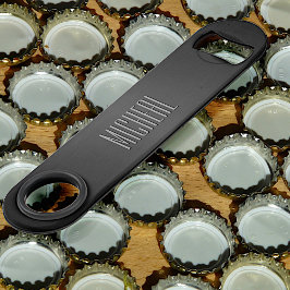 Aangepaste Black Metallic Speed Bottle Opener Flessenopener