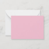 Aangepaste Black Pre K Teacher Notitiekaartje (Achterkant)