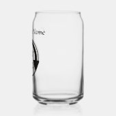 Aangepaste Black Script Business Promotionele Toev Blikvorm Glas (Links)