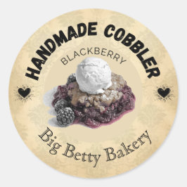 Aangepaste BlackBerry Cobbler-labels |  persona Ronde Sticker