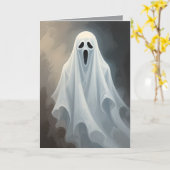 Aangepaste blanco Halloween | Schattige ontwerp vo Kaart (Gele Bloem)