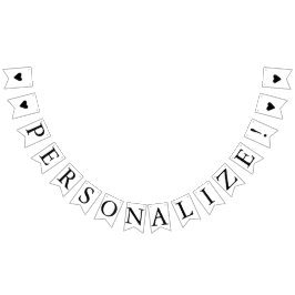 Aangepaste blanco zwitbundel voor hartwonden vlaggetjes