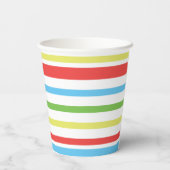 Aangepaste blauw 80e jaarlijkse papierbekertjes papieren bekers (Achterkant)