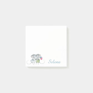 Aangepaste blauw-jongelmuis post-it® notes