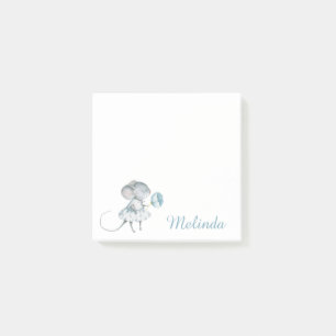 Aangepaste blauw-muisventilator post-it® notes