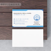 Aangepaste blauw-wit wet Kantoor Visitekaartje