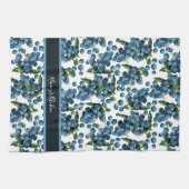 Aangepaste blauwbes theedoek (Horizontaal)